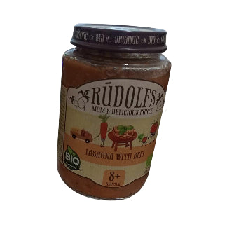 LittleSunshine | Rudolfs Organic Vegetable, Chicken, Apple, Beef Puree 6+ Months Stage 1, Stage 2 8+