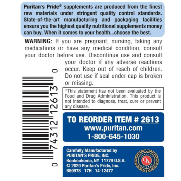 LowCostPH| Puritan's Pride Daily Probiotic Acidophilus, 100 Million Live Cultures 250tabs Gut&Digest