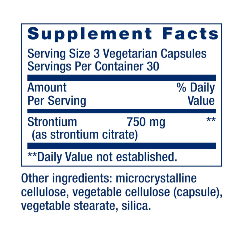 LowCostPH| Life Extension, Strontium Caps, 750 mg, 90 Vegetarian Capsules (250 mg per Capsule)