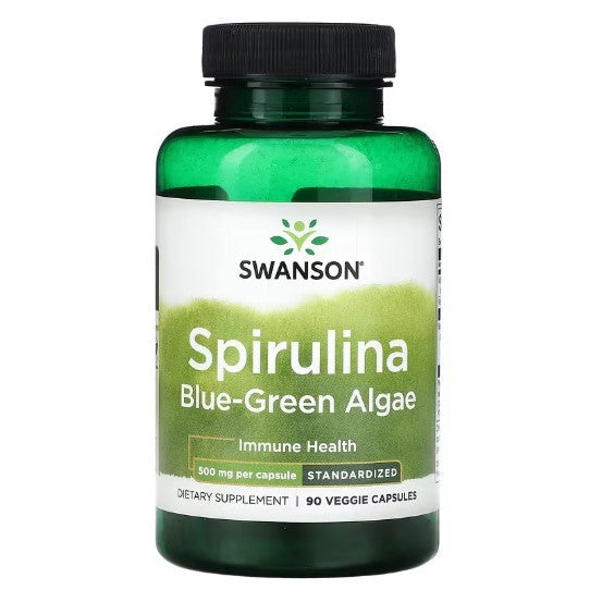 Swanson Ph | Swanson, Spirulina, 500 mg, 180 Tablets. Antioxidant Support Supports Toxin Removal