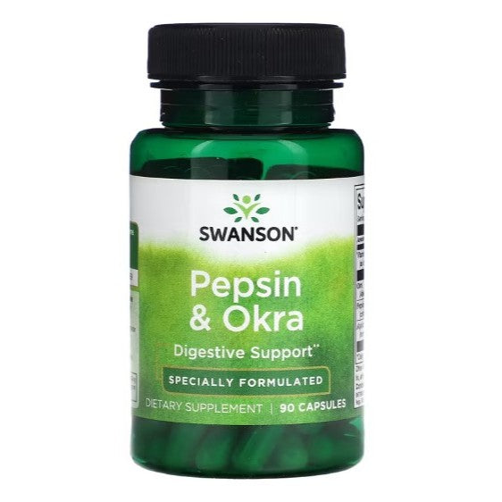Swanson Ph | Swanson Full Spectrum Black Walnut Hulls, Guar Gum, Digestitol, Pepsin & Okra, Digest