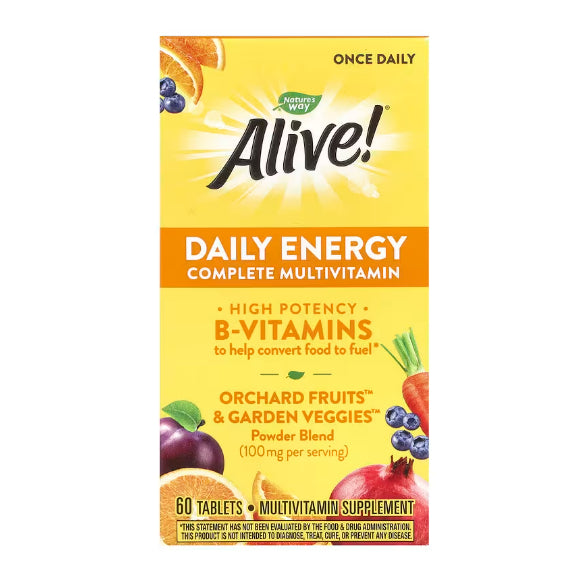 USA Onhand | Nature's Way, Alive! Max3 Potency, Men's and Women's Daily Multivitamin, No Added Iron