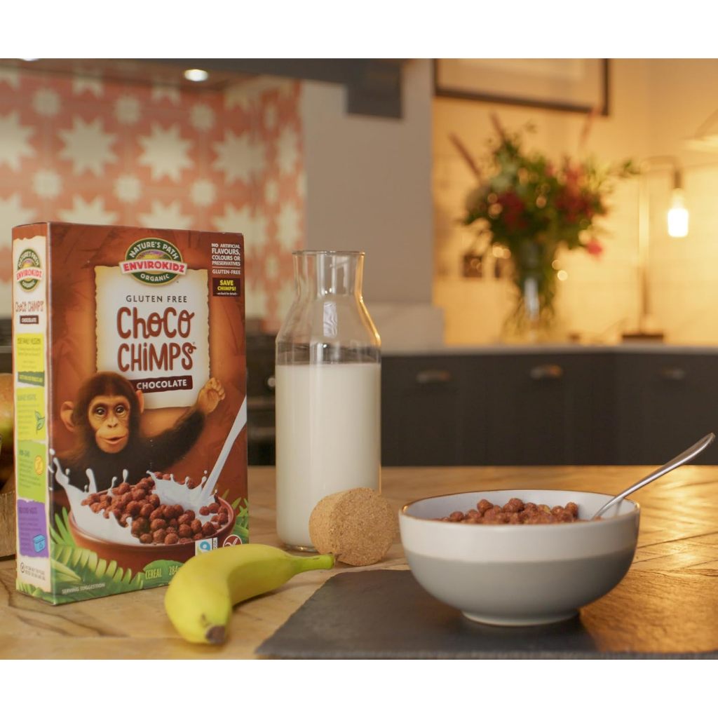 LowCostPh | Nature's Path Organic Gluten Free Cereal, EnviroKidz Chocolate Cereal, Choco Chimps 284g