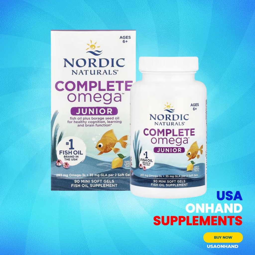 USA Onhand | Nordic Naturals, Complete Omega Junior, Ages 6-12 ( Children's Health )