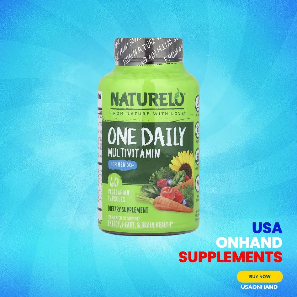 USA Onhand | Naturelo One Daily Multivitamin for Men & Women ( Support Energy & Immune Health )