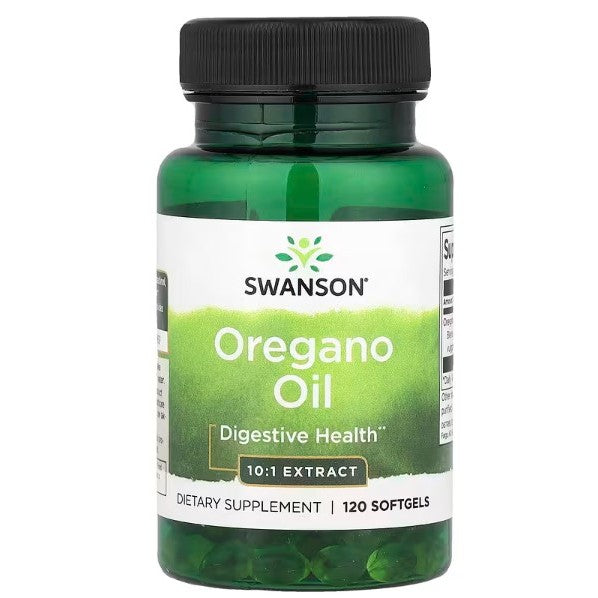 HealthilyYou | Swanson, Oregano Oil, 120 Softgels (150 mg per Softgel) Digestive Health