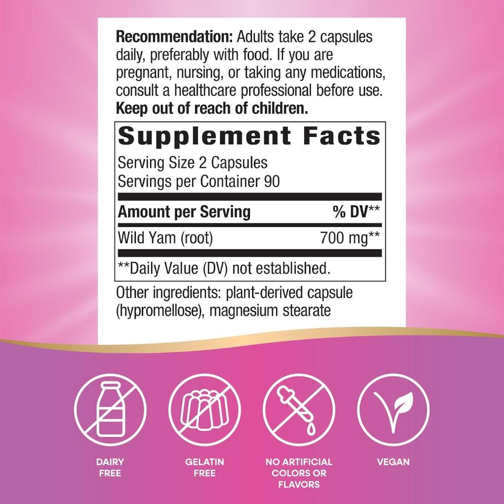 Nature's Way, Wild Yam Root ( Women's Traditional Health Support )