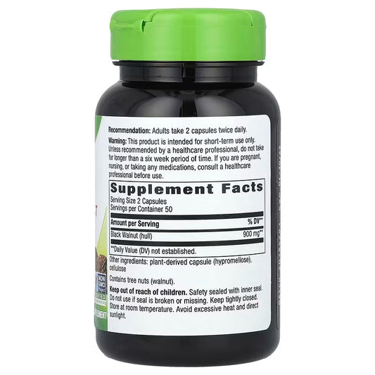 Nature's Way, Black Walnut Hulls ( Helps Soothe Digestive Tract & Supports Natural Detox Process )