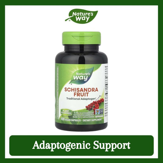 Nature's Way, Schisandra Fruit ( Adaptogenic Support, Liver Health, Mental Clarity & Endurance )