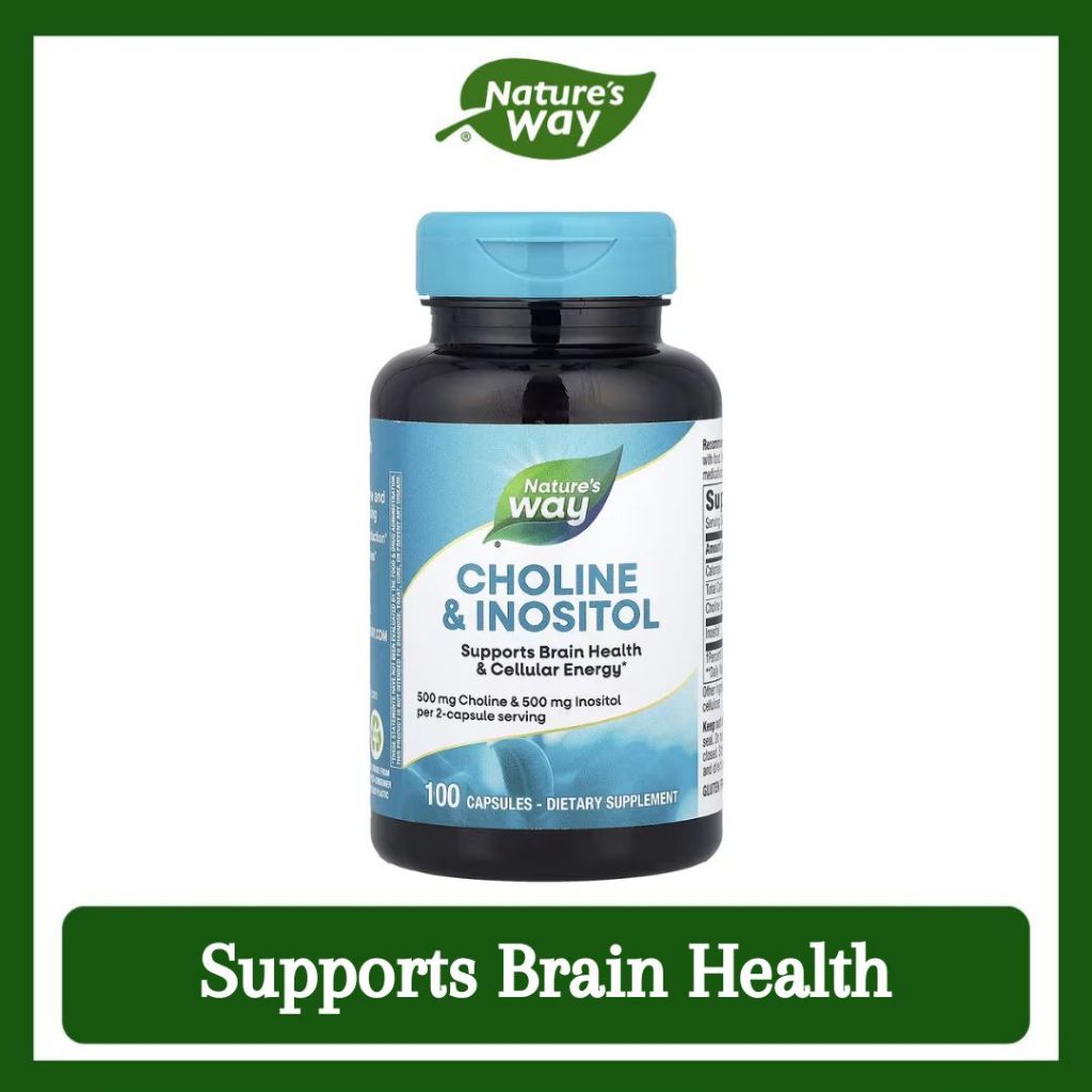 Nature's Way, Choline & Inositol ( Supports Brain Health & Enhances Cellular Function )