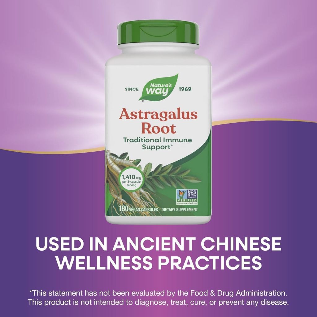 Nature's Way, Astragalus Root ( Immune System Support & Heart Health Support )