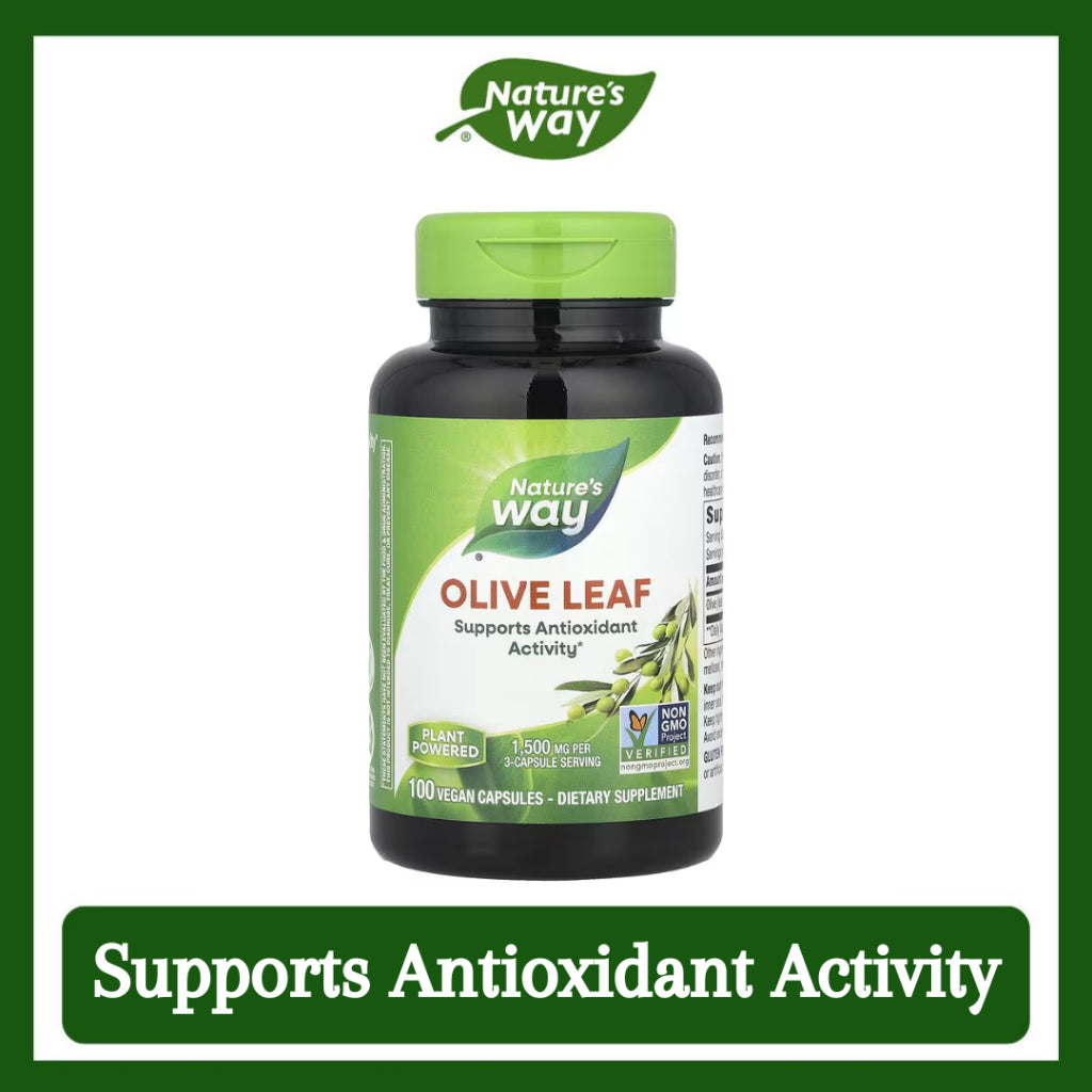Nature's Way, Olive Leaf ( Supports Antioxidant Activity & Blood Sugar Regulation )