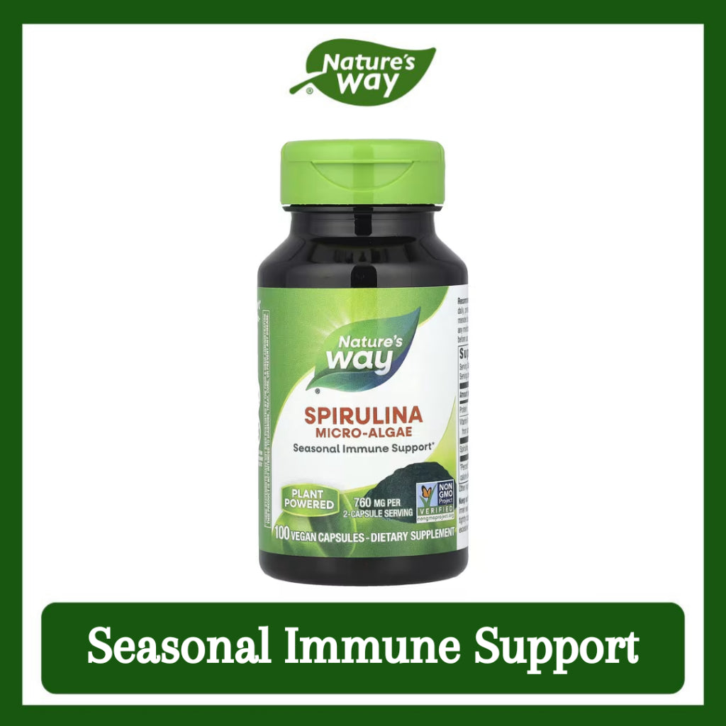 Nature's Way, Spirulina Micro-Algae ( Antioxidant Properties & Seasonal Immune Support )