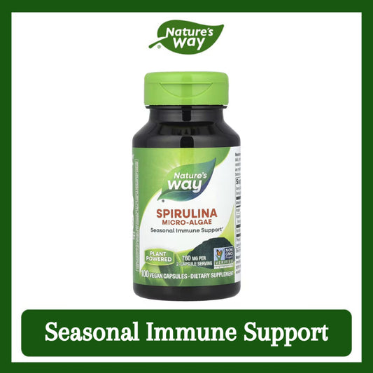 Nature's Way, Spirulina Micro-Algae ( Antioxidant Properties & Seasonal Immune Support )