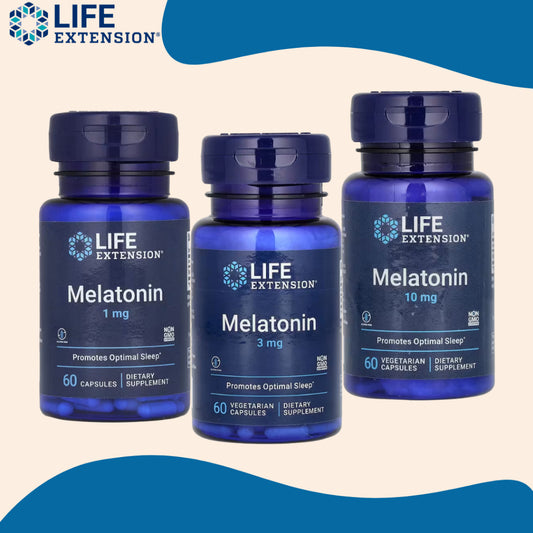 Life Extension, Melatonin ( Promotes Optimal Sleep, Support Immune and Antioxidant Activity )