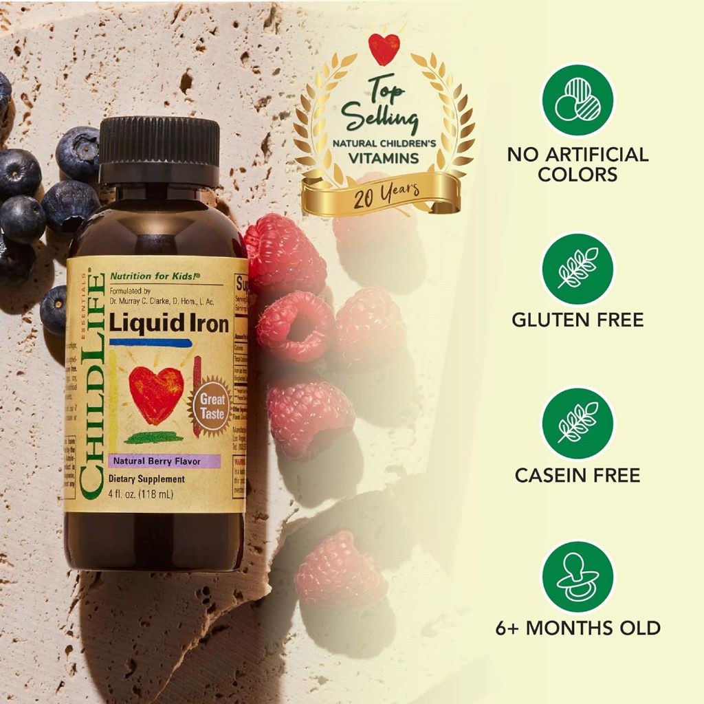 LittleSunshine | ChildLife Essentials, Liquid Iron, Berry, Zinc Plus™, Natural Mango Strawberry