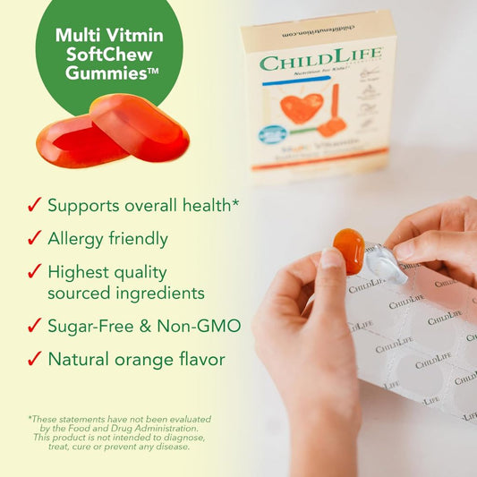 LittleSunshine | ChildLife Essentials, Multi Vitamin & Mineral, Natural Orange/Mango, Immune Health