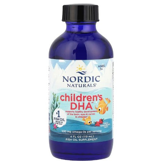 NaturalSolutions | Nordic Naturals, Children's DHA™, Ages 1+, Strawberry, Development of the Brain