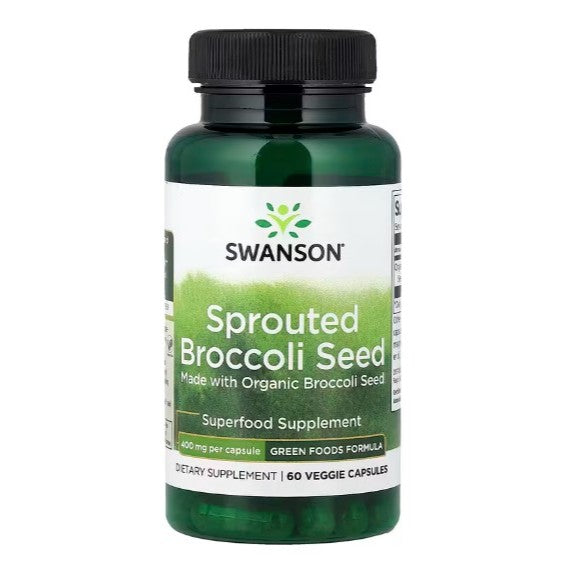 NaturalSolutions | Swanson, Sulforaphane from Broccoli Sprout, NAC Detox Antioxidant & Detox Support