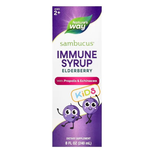LittleSunshine | Nature's Way, Sambucus® Kids, Immune Syrup Elderberry with Propolis & Echinacea,