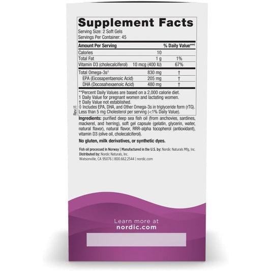 USA Supplements | Nordic Naturals, Prenatal DHA, Strawberry ( Babie's Brain Development )