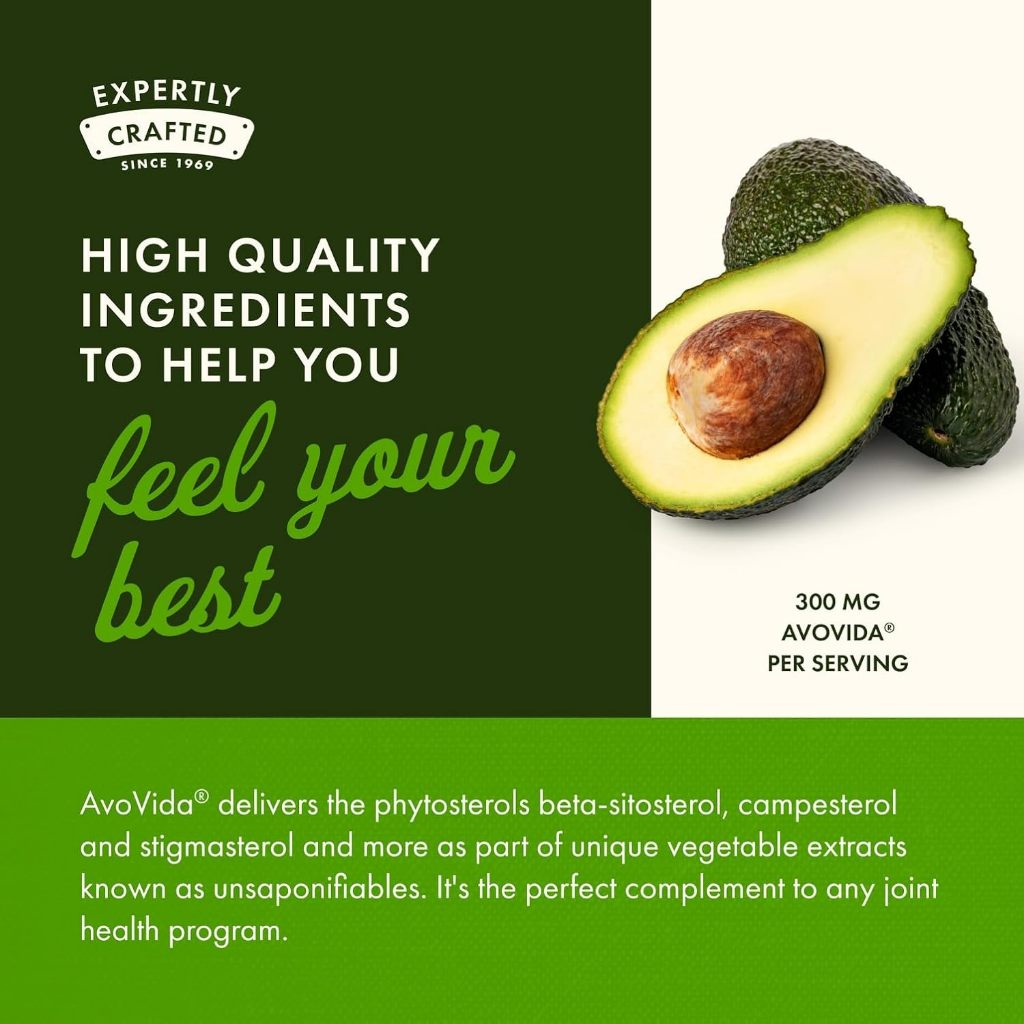 HealthilyYou | Swanson, AvoVida®, 100 mg, 300 mg, 60 Capsules Joint Health and Mobility