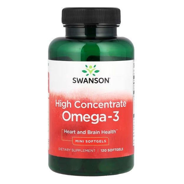 HealthilyYou | Swanson, Omega-3 Fish Oil with Vitamin D, Lemon, Softgels High Concentrate Omega