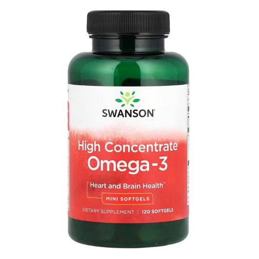 HealthilyYou | Swanson, Omega-3 Fish Oil with Vitamin D, Lemon, Softgels High Concentrate Omega