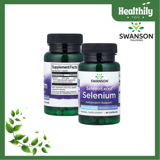 Healthily You | Swanson, SelenoExcell®, Selenium, 200 mcg, 60 Capsules Antioxidant Support