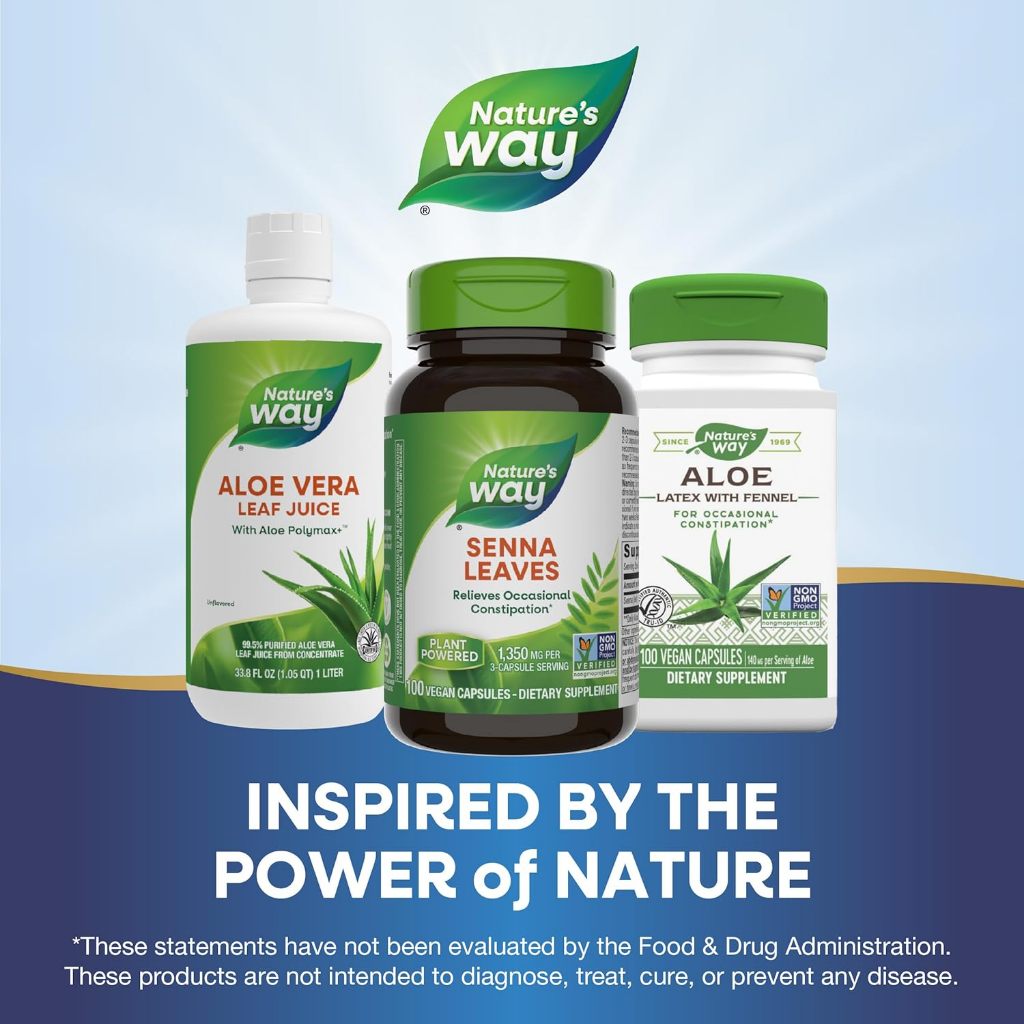LowCostPH | Nature's Way, Senna Leaves ( Supports Colon Cleansing & Relieves Occasional Constipation )