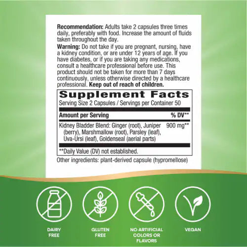 Nature's Way, Kidney Bladder ( Supports Kidney and Bladder Function )