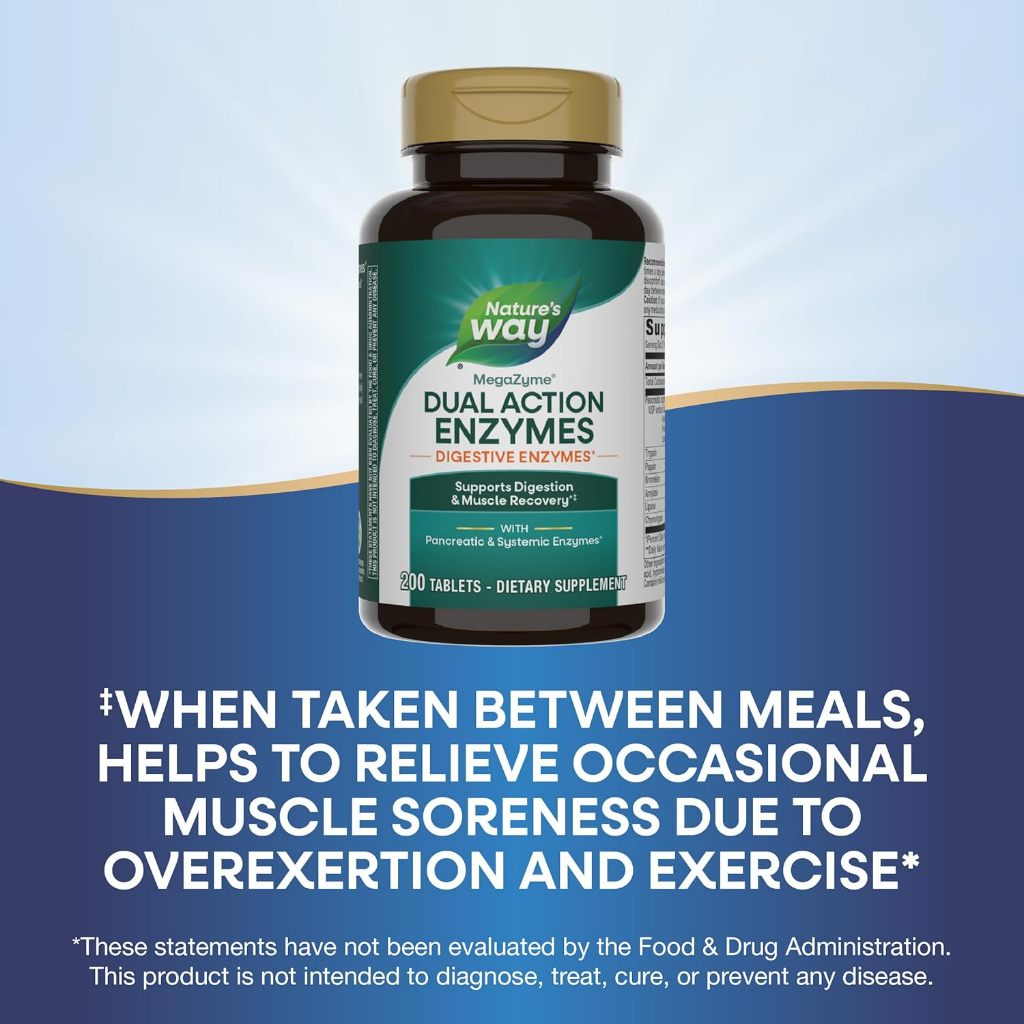 Nature's Way, MegaZyme®, Dual Action Enzymes ( Digestive Support & Muscle Recovery )