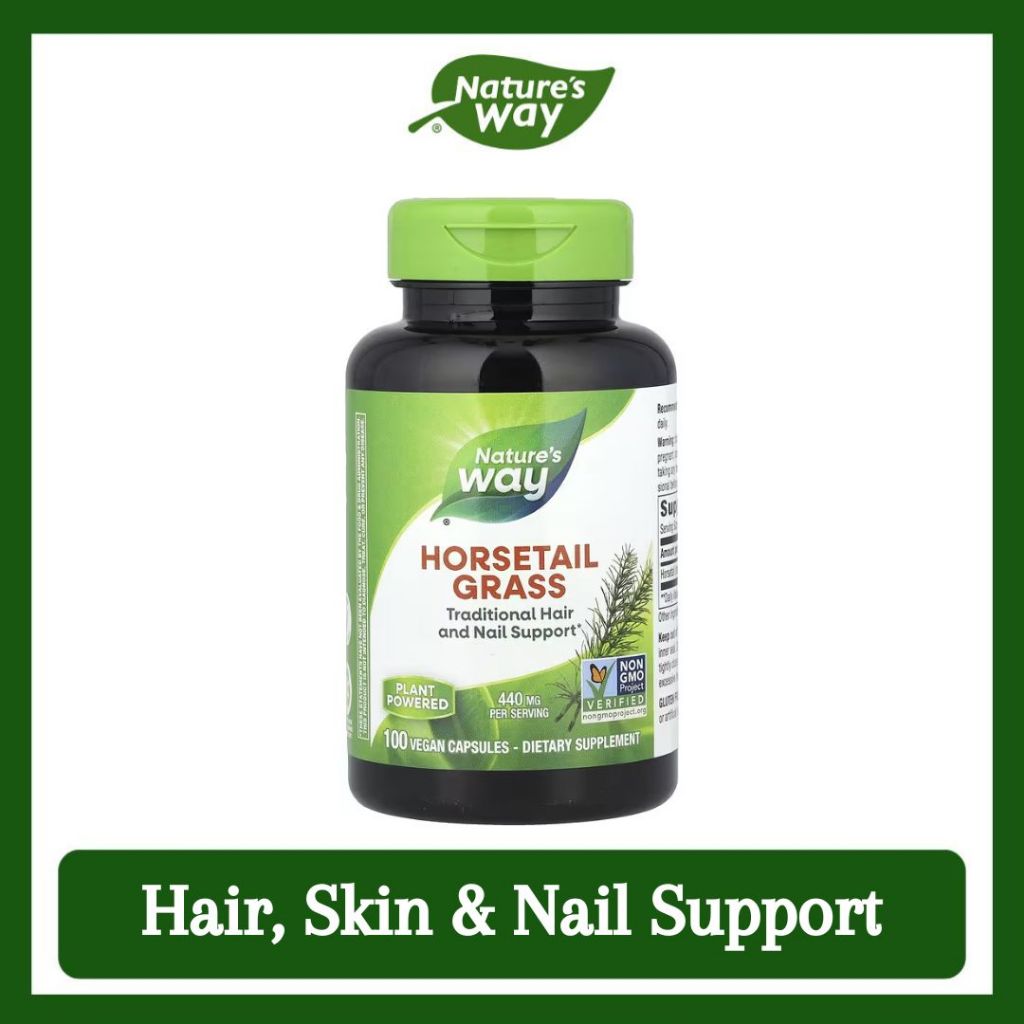 Nature's Way, Horsetail Grass ( Hair, Skin & Nail Support, Bone & Connective Tissue Support )
