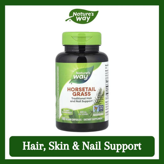 Nature's Way, Horsetail Grass ( Hair, Skin & Nail Support, Bone & Connective Tissue Support )