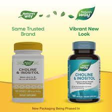 Nature's Way, Choline & Inositol ( Supports Brain Health & Enhances Cellular Function )