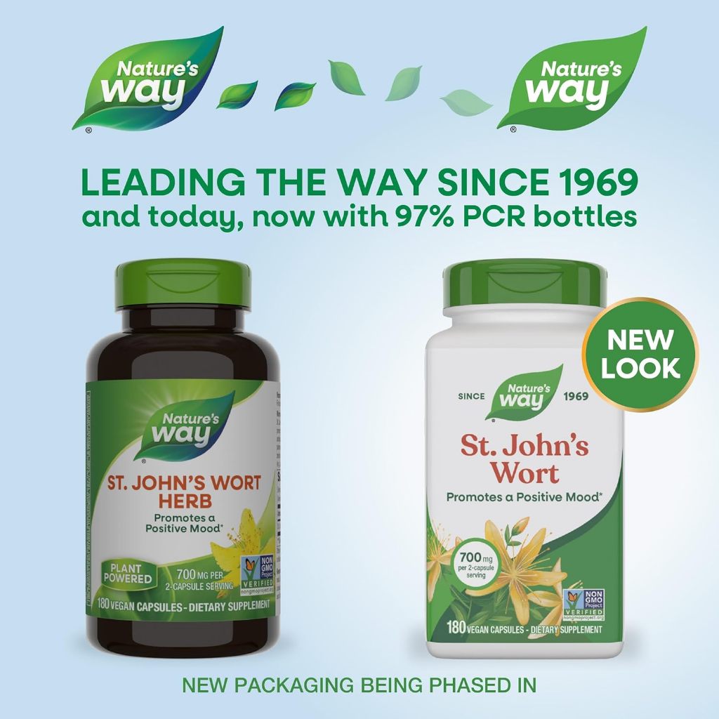 Nature's Way, St. John's Wort Herb ( Supports Positive Mood & Emotional Balance )