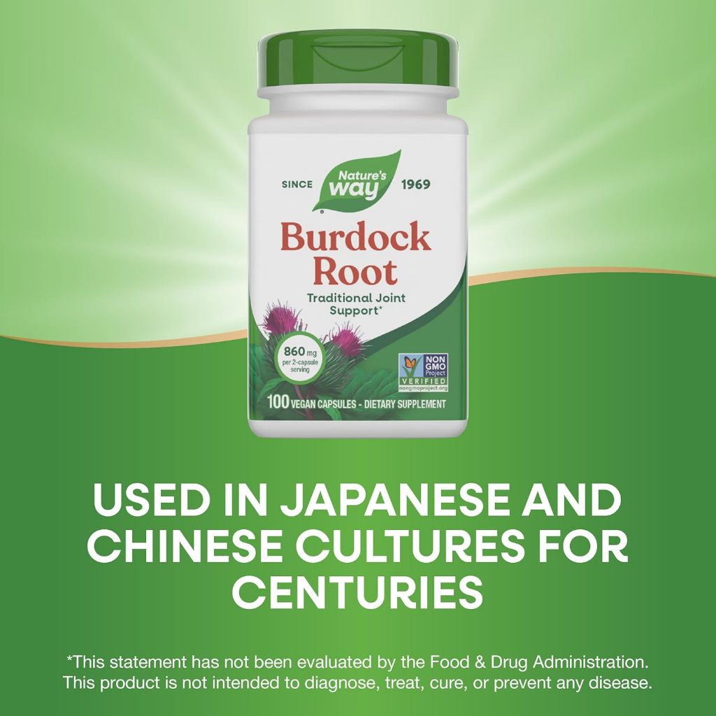 Nature's Way, Burdock Root ( Joint Health, Antioxidant Support & Digestive Support )