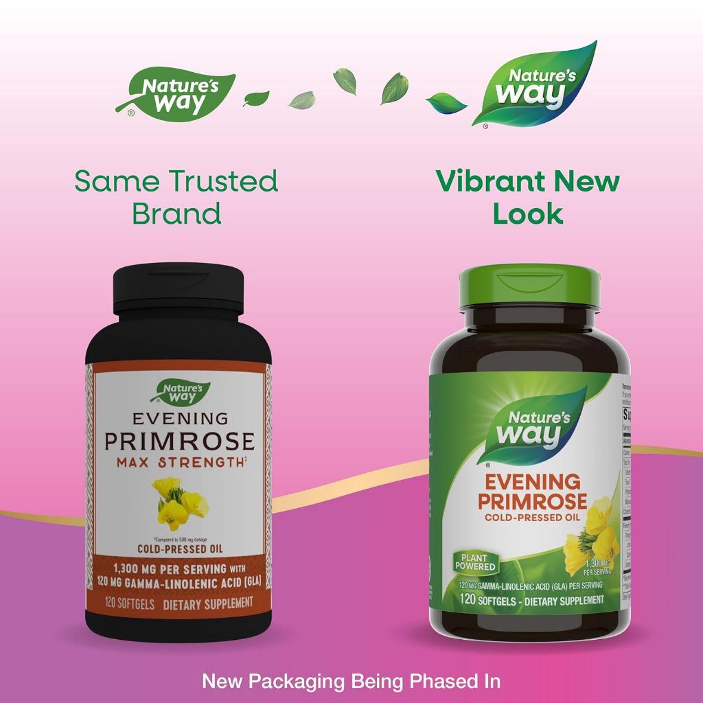 Nature's Way, Evening Primrose ( Skin Health & Hormonal Balance )