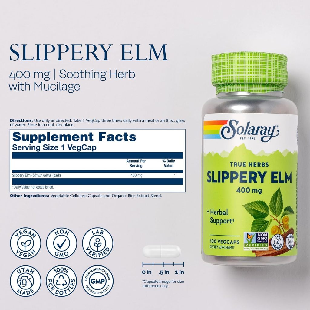 NaturalSolutions | Solaray, True Herbs, Slippery Elm, Nature's Way, Nutricost, Nature's Answer,