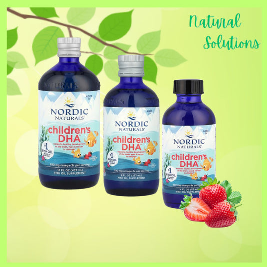NaturalSolutions | Nordic Naturals, Children's DHA™, Ages 1+, Strawberry, Development of the Brain
