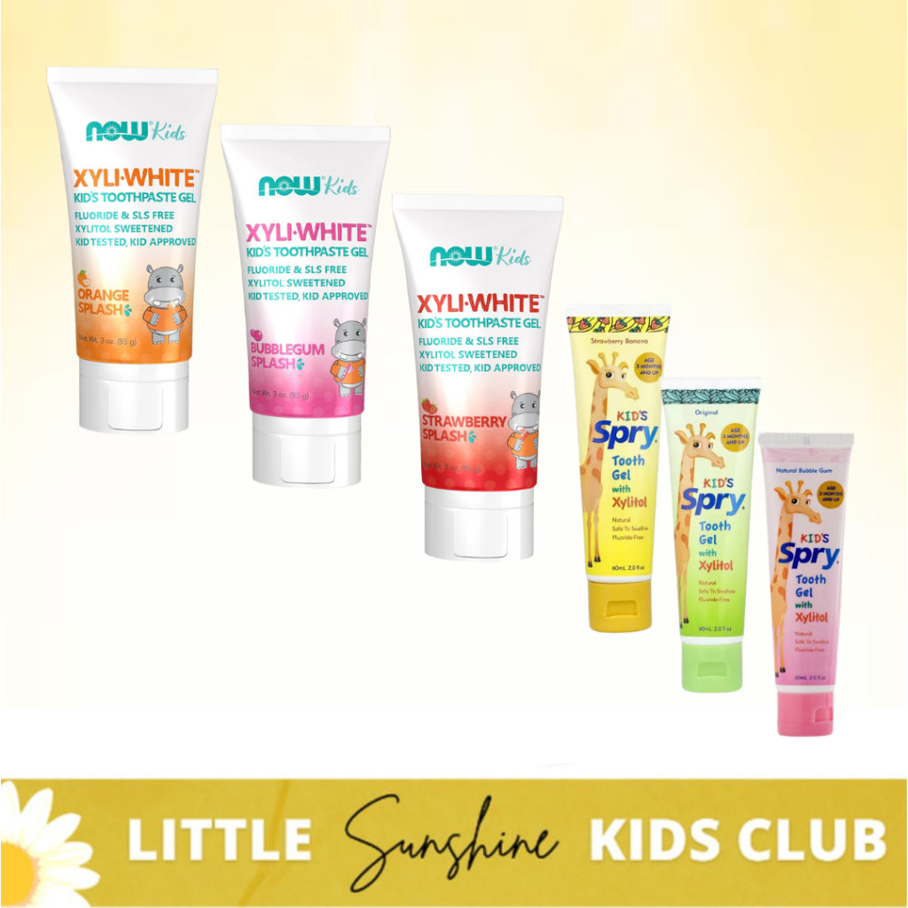 LittleSunshine | NOW Foods, XyliWhite, Kid's Toothpaste Gel, Xlear, Spry Tooth Gel with Xylitol,