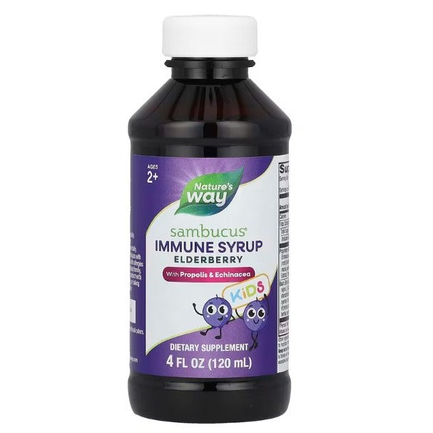 LittleSunshine | Nature's Way, Sambucus® Kids, Immune Syrup Elderberry with Propolis & Echinacea,