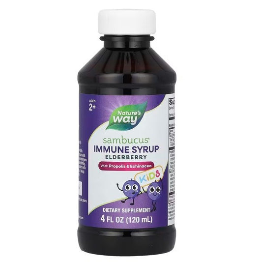 LittleSunshine | Nature's Way, Sambucus® Kids, Immune Syrup Elderberry with Propolis & Echinacea,
