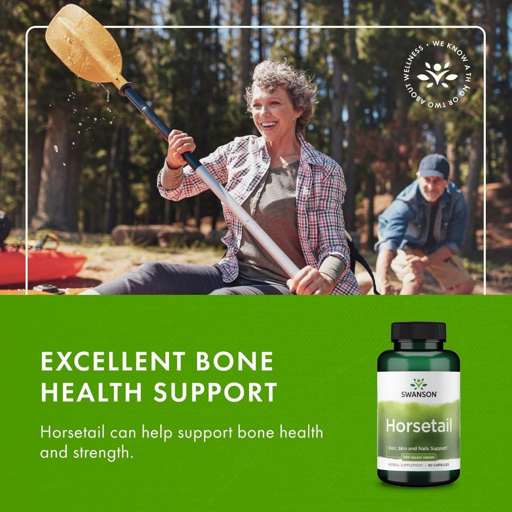 HealthilyYou | Swanson, Horsetail, 500 mg, 90 Capsules Hair, Skin and Nails Support