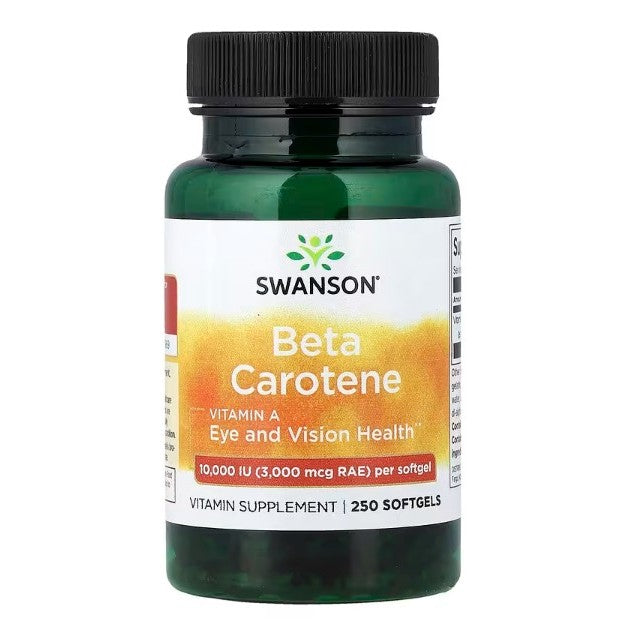 HealthilyYou | Swanson, Beta Carotene, 3,000 mcg RAE (10,000 IU), Softgels Eye and Vision Health