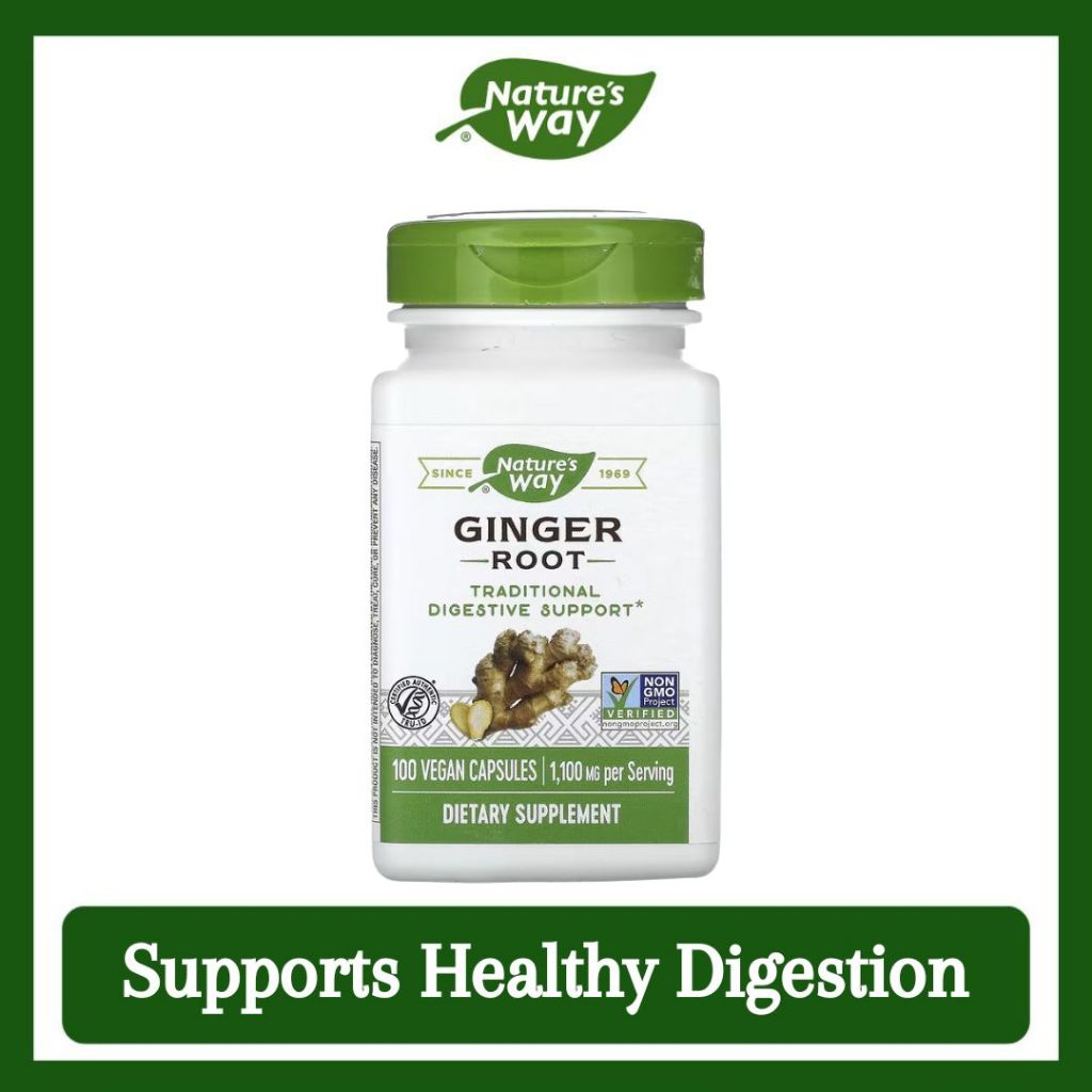Nature's Way, Ginger Root ( Supports Healthy Digestion, Eases Indigestion & Mild Heartburn )