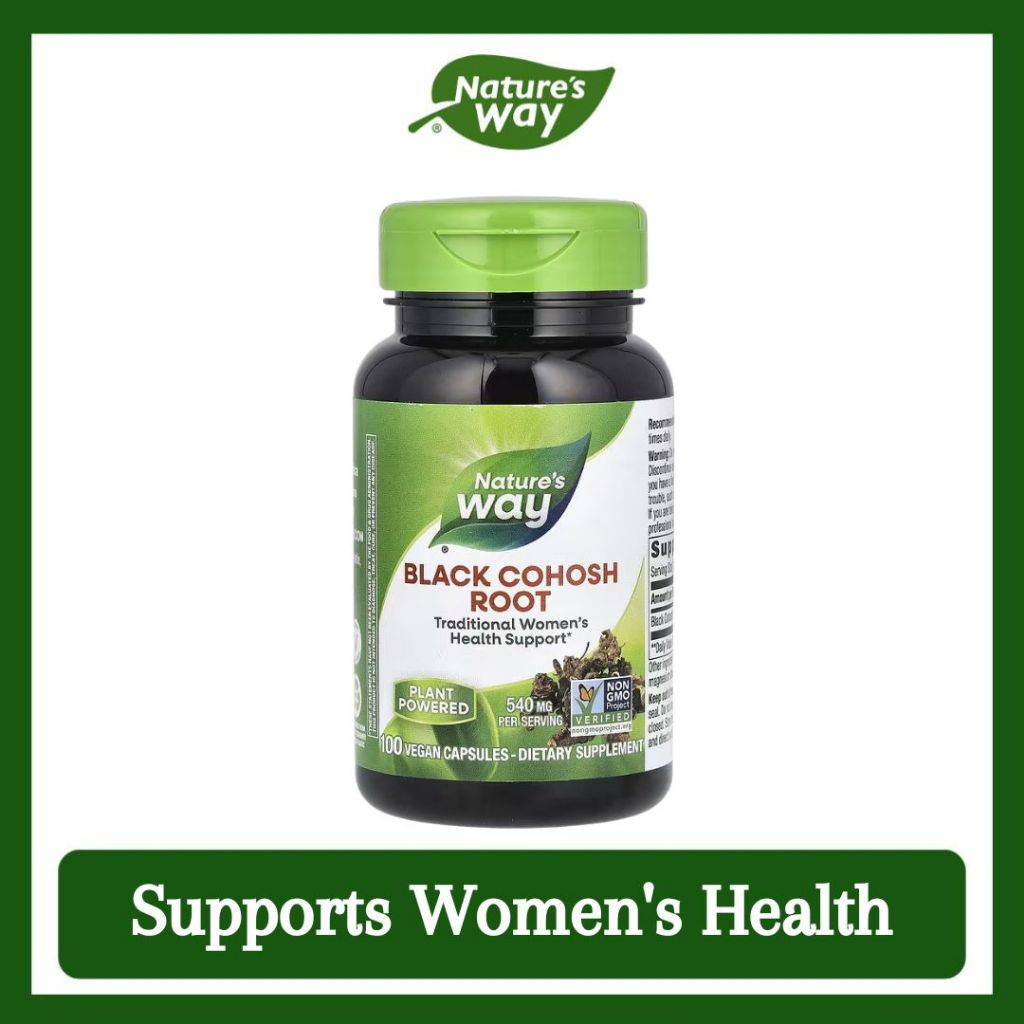 Nature's Way, Black Cohosh Root ( May Provide Support for Menopausal Symptoms and PMS )