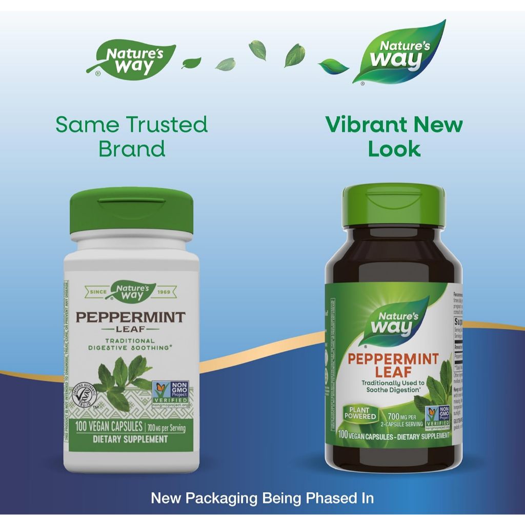 Nature's Way, Peppermint Leaf ( Traditionally Used To Soothe Digestion )