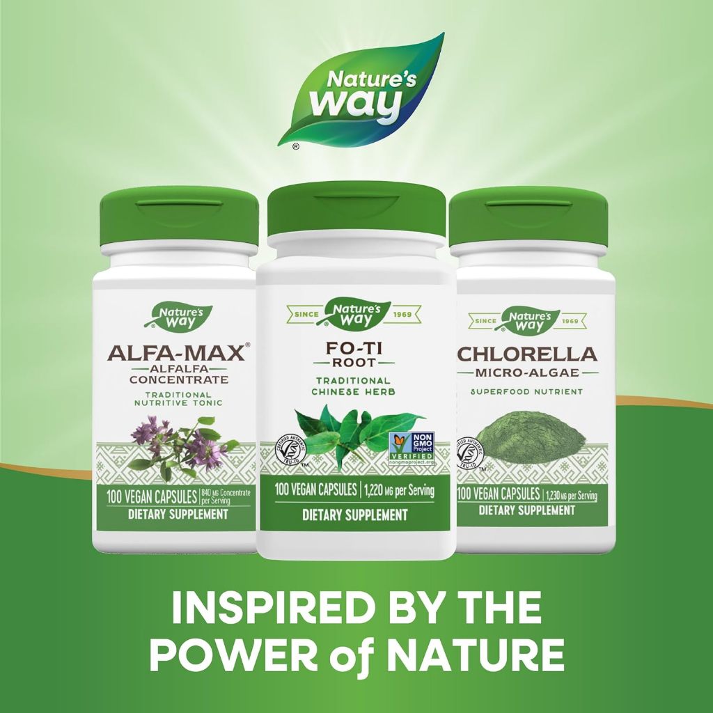 Nature's Way, Fo-Ti Root ( Liver Health & Supports Youthful Vitality )