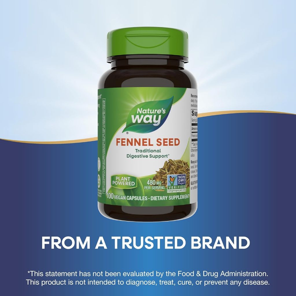 Nature's Way, Fennel Seed ( Supports Gut Comfort, Rich in Nutrients & Antioxidants )